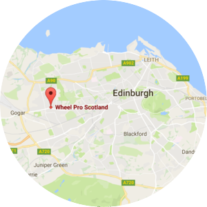 Wheel Pro Scotland Alloy Wheel Repair Edinburgh Wrokshop Location Map